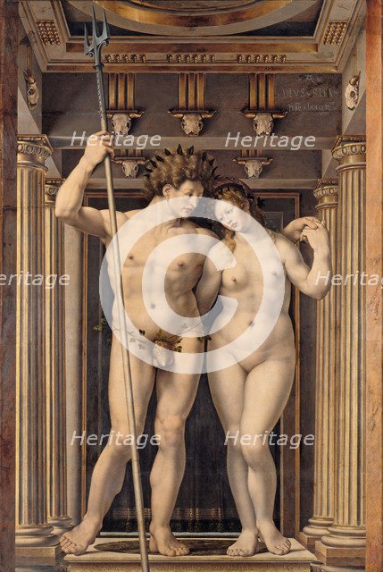 Neptune and Amphitrite, 1516. Artist: Gossaert, Jan (ca. 1478-1532)