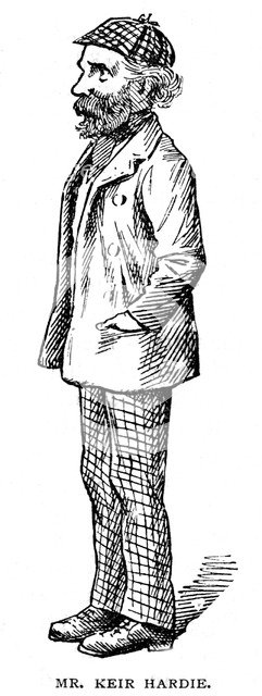 (James) Keir Hardie, Scottish-born British trade unionist and Labour politician, 1903. Artist: Unknown