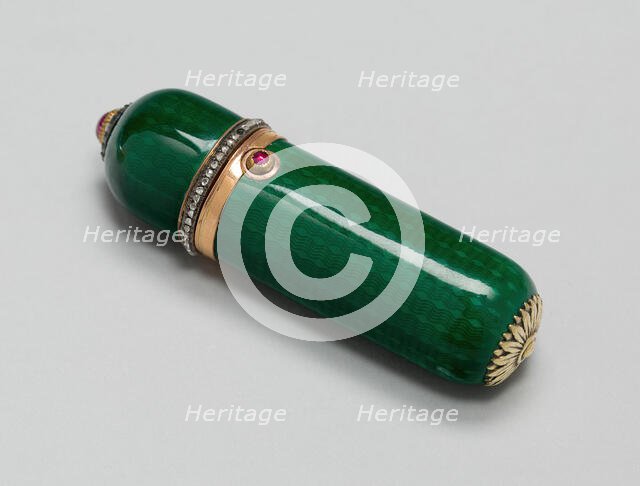 Miniature Perfume Bottle, Saint Petersburg, Late 19th century. Creator: Fabergé Workshop.