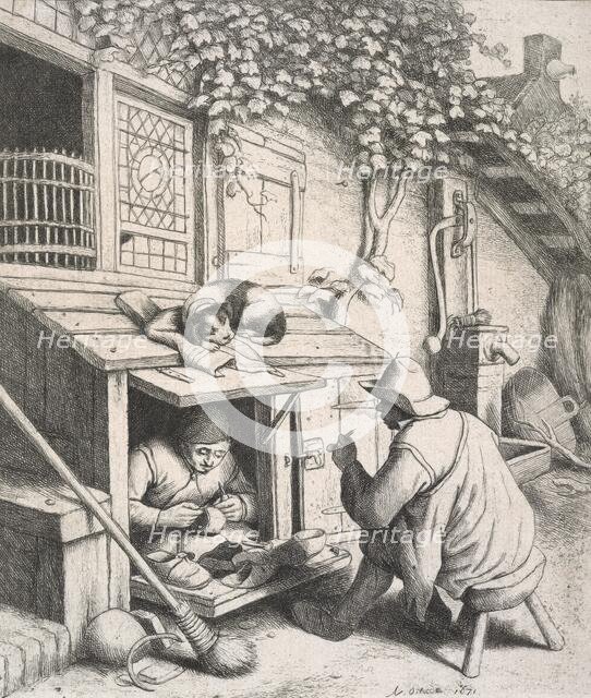 The cobbler, 1671. Creator: Adriaen van Ostade.