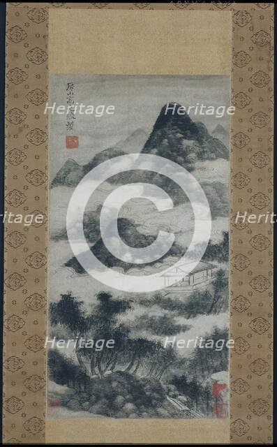 Scholar in Landscape, Yuan dynasty (1280-1368), 14th century or later. Creator: Unknown.