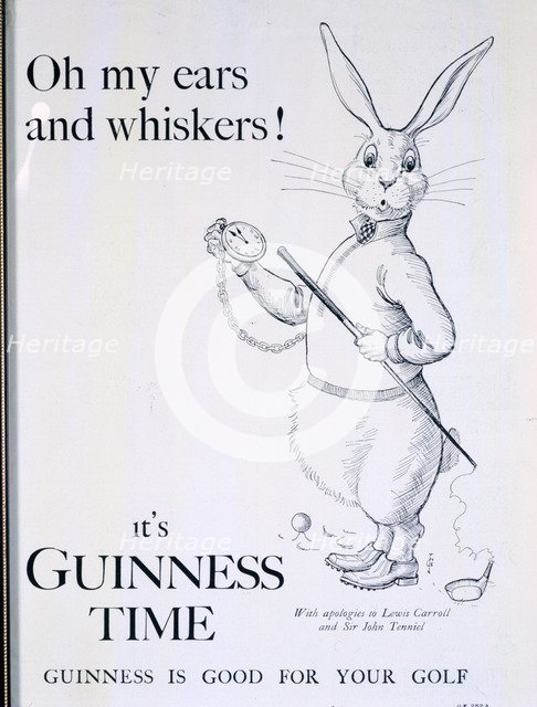 Poster advertising Guinness, c1920. Artist: Unknown