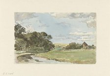 Landscape at Texel, 1879. Creator: Jan Hoynck van Papendrecht.