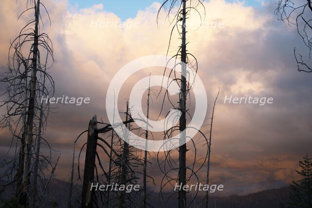 Rim of the World sunset, Yosemite, California, USA, 2022. Creator: Ethel Davies.