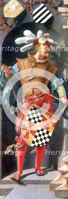 'The Healing of Blind Man of Jericho', Detail, 1531. Artist: Lucas van Leyden