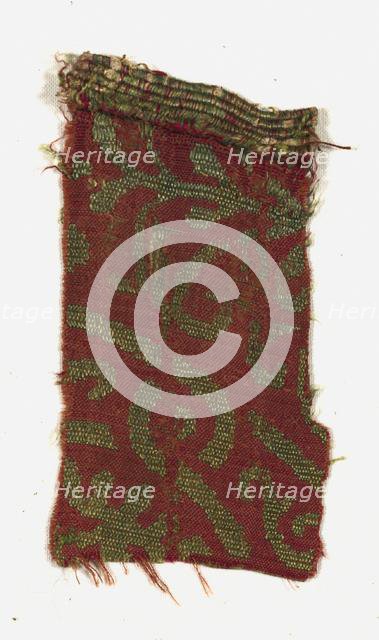 Silk Fragment, 13th century. Creator: Unknown.