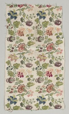 Textile Fragment, 1700s. Creator: Unknown.