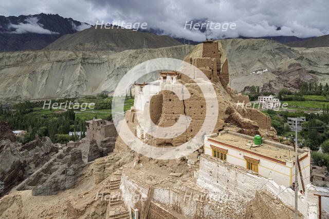 Basgo Castle and Monastery, Ladakh, India, 2023. Creator: Peter Thompson.
