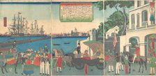 The Port of London England, 2nd month, 1862. Creator: Utagawa Yoshitora.