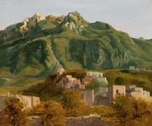 Village on the Island of Ischia, c. 1826. Creator: Sébastien Louis Guillaume Norblin de la Gourdaine.