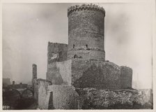 Castle - view of the north-east, Bedzin, 1924. Creator: A Karczewski.