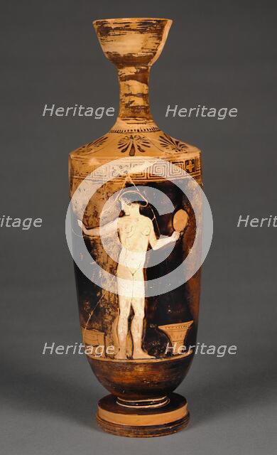 Attic Red-Figure Lekythos, about 450 BC. Creator: Phiale Painter.