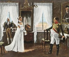 Meeting of Queen Louise and Napoleon I in Tilsit, 6 July 1807, (1936). Creator: Unknown.