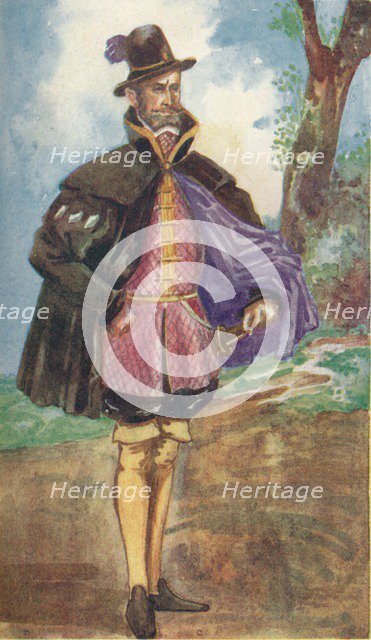 'A Man of the Time of Mary', 1907. Artist: Dion Clayton Calthrop.