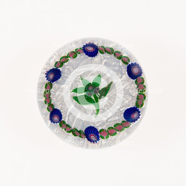 Paperweight, Clichy, 19th century. Creator: Clichy Glassworks.