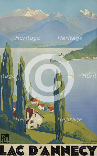Lac d'Annecy, c1930. Creator: Broders, Roger (1883-1953).