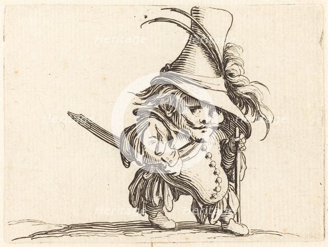 The Potbellied Man with the Tall Hat, c. 1622. Creator: Jacques Callot.