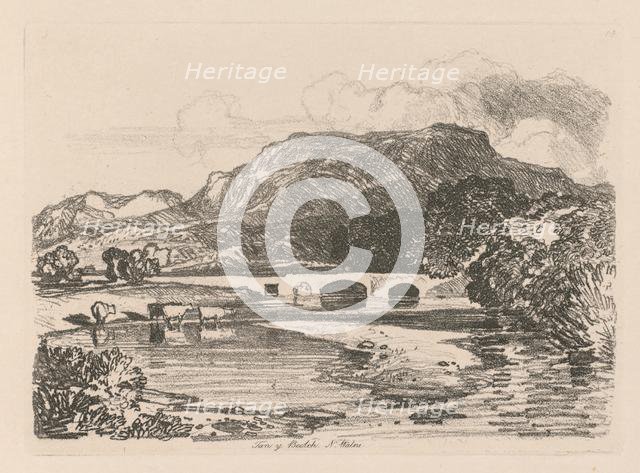 Liber Studiorum: Plate 14, Tan-y-Bwlch, Merionethshire, North Wales, 1838. Creator: John Sell Cotman (British, 1782-1842).