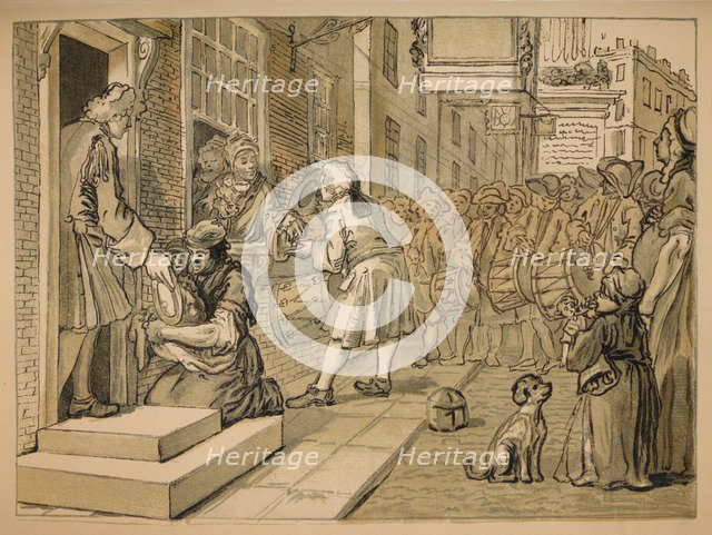 Sketch for 'Industry and Idleness' - Plate VI, 1747. Artist: William Hogarth.