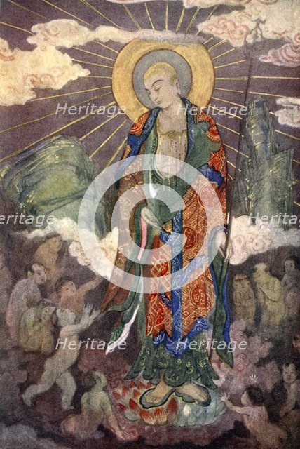 Jizo, the children's god, 1925. Artist: Evelyn Paul