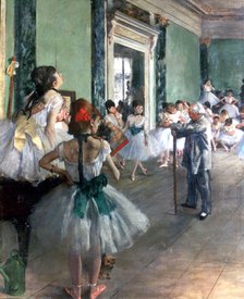 'Dance Class', 1874. Artist: Edgar Degas