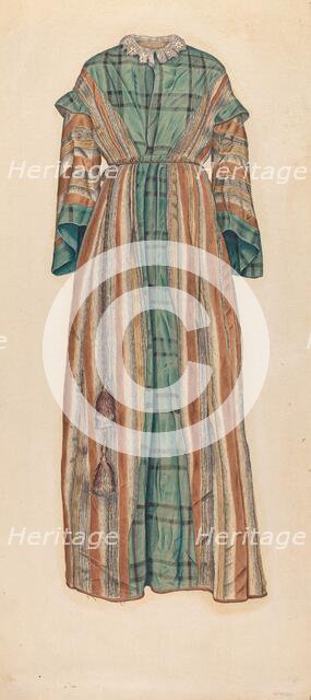 Woman's Dress, 1935/1942. Creator: Gerald Scalise.