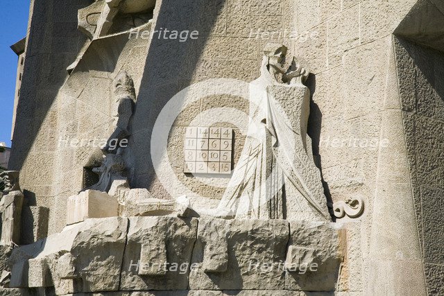 The Passion Facade of the Sagrada Familia Temple, Barcelona, Spain, 2007. Artist: Samuel Magal
