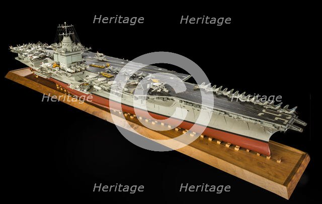 Model, Aircraft Carrier, USS Enterprise, 1982. Creator: Stephen W. Henninger.