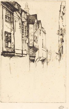 Wych Street, 1877. Creator: James Abbott McNeill Whistler.