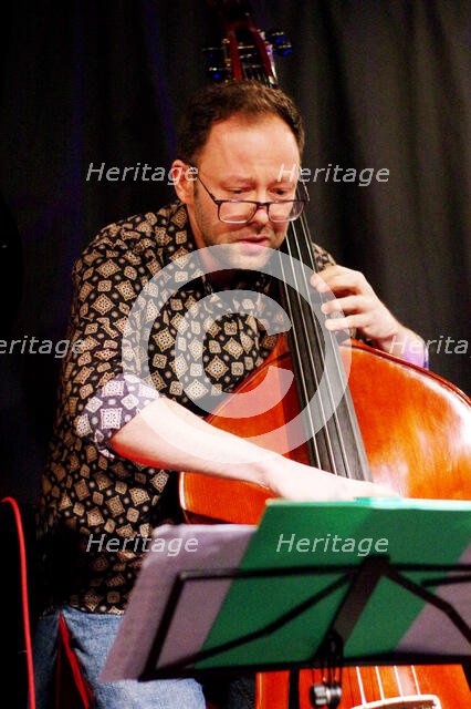 Jakob Cywinski, Marco Marconi Quartet, Verdict Jazz Club, Brighton, East Sussex, 14 April 2023. Creator: Brian O'Connor.