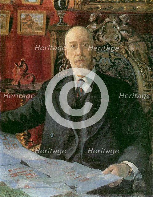 Portrait of Nikolai Karlovich von Meck (1863-1929).