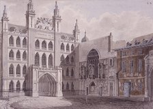 Guildhall, London, 1727. Artist: Anon