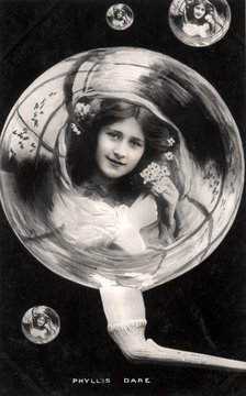 Phyllis Dare (1890-1975), English actress, 1907.Artist: Rotary Photo