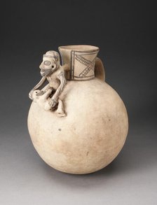 Globular Jar with Modeled Figures in Erotic Scene, A.D. 1000/1470. Creator: Unknown.