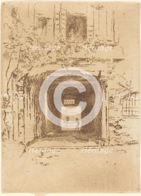 Doorway and Vine, 1880. Creator: James Abbott McNeill Whistler.