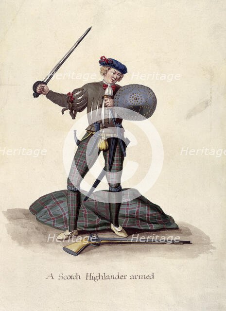 A Scotch Highlander armed, 19th century? Creator: Unknown.