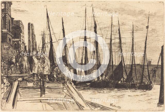 Billingsgate, 1859. Creator: James Abbott McNeill Whistler.