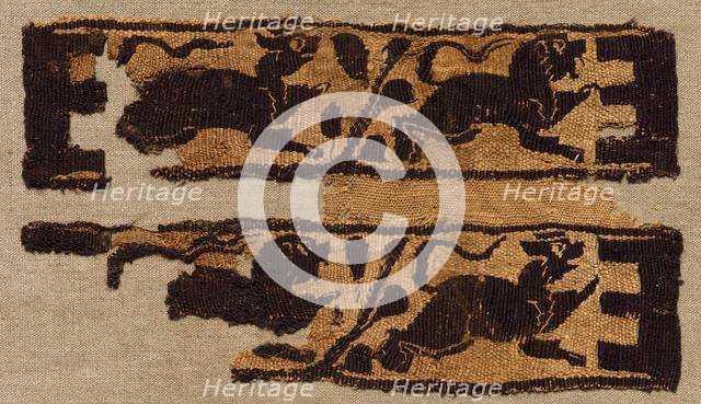 Fragment, Sleeve Ornament from a Tunic, 500s. Creator: Unknown.