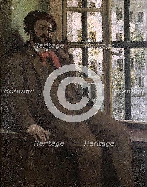 Self-Portrait at Sainte-Pélagie (Le prisonnier de Sainte-Pélagie), ca 1872.
