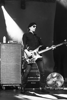 Paul Gray, The Damned live at Alexandra Palace, London, Apr 2023. Creator: Annapaola Marchesani. Paul Gray, The Damned live at Alexandra Palace, London, Apr 2023. Creator: Annapaola Marchesani.