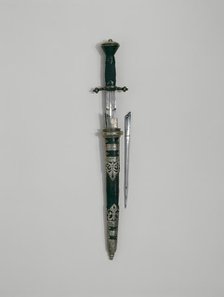 Dagger with Two Awls and Sheath for the Bodyguard of the Elector of Saxony, Dresden, 1580. Creator: Wolf Paller Paller.