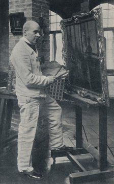 The Late Gaston La Touche in His Studio', c1913.
