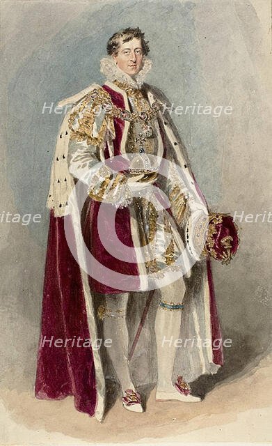 Duke of Devonshire Carrying the Orb, n.d. Creators: Marie J Naylor, James Stephanoff.