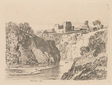 Liber Studiorum: Plate 27, Kilgarren Castle, N. Wales, 1838. Creator: John Sell Cotman (British, 1782-1842).