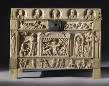 The Lipsanothek (reliquary) of Brescia, Second half of the 4th century. Creator: Frühchristliche Kunst.