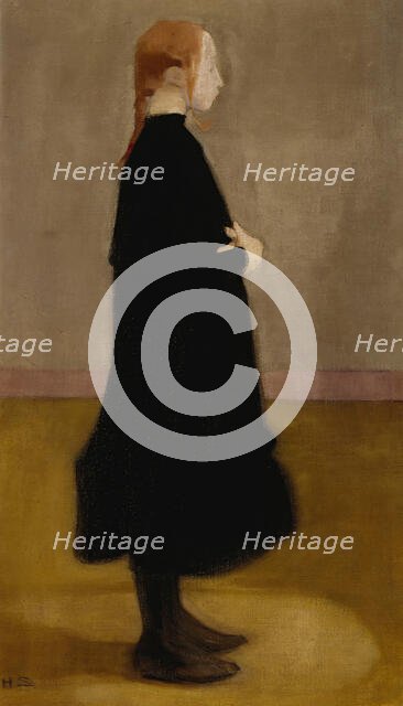 The School Girl II, 1908. Creator: Schjerfbeck, Helene (1862-1946).