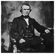 Andrew Johnson, 17th President of the United States, 1860s (1955). Artist: Unknown
