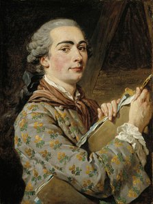 Self-Portrait, 1750s. Creator: Lagrenée, Louis-Jean-François (1725-1805).