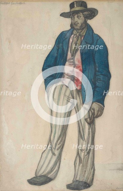 Costume design for the ballet La Boutique Fantasque.