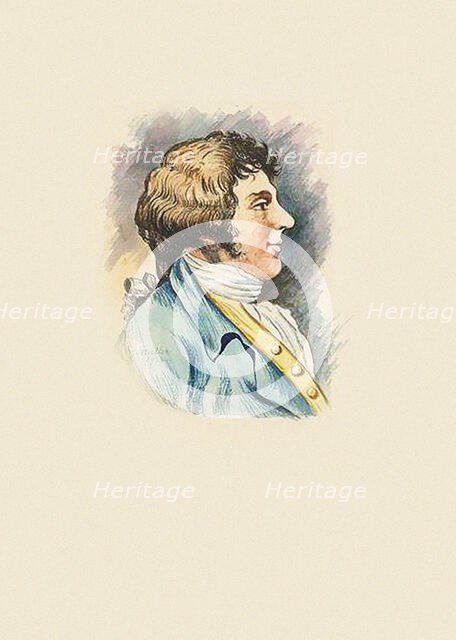 Portrait of the violinist and composer Giovanni Giornovichi (1747-1804). Creator: Anonymous.